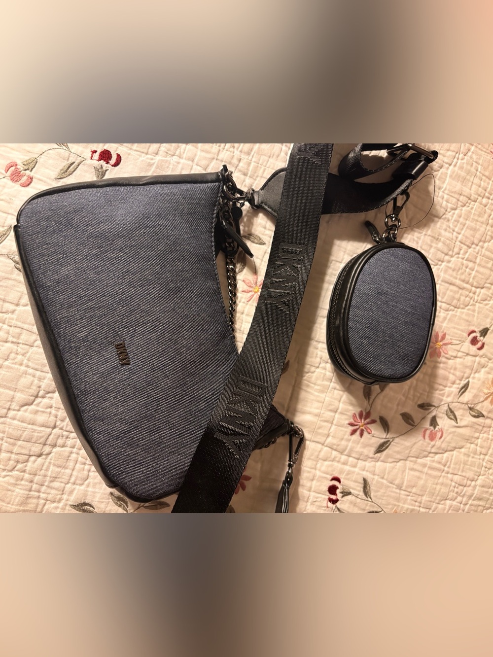 DKNY Crossbody Denim Bag
